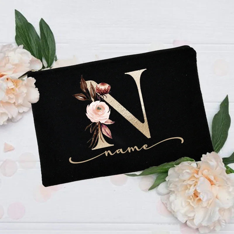Custom Name Makeup Bag – Personalized Cosmetic Case