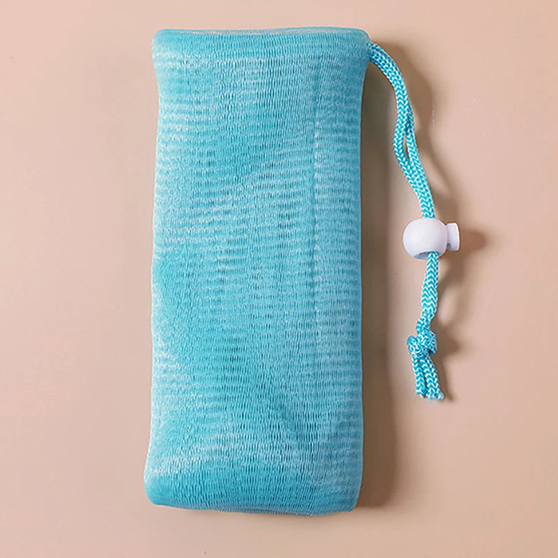 1Pcs Thickened 6 Layer Foaming Soap Bag Facial Cleanser Mesh Bag Bath Washing Tools Body Cleansing Nets Helper Wash Face
