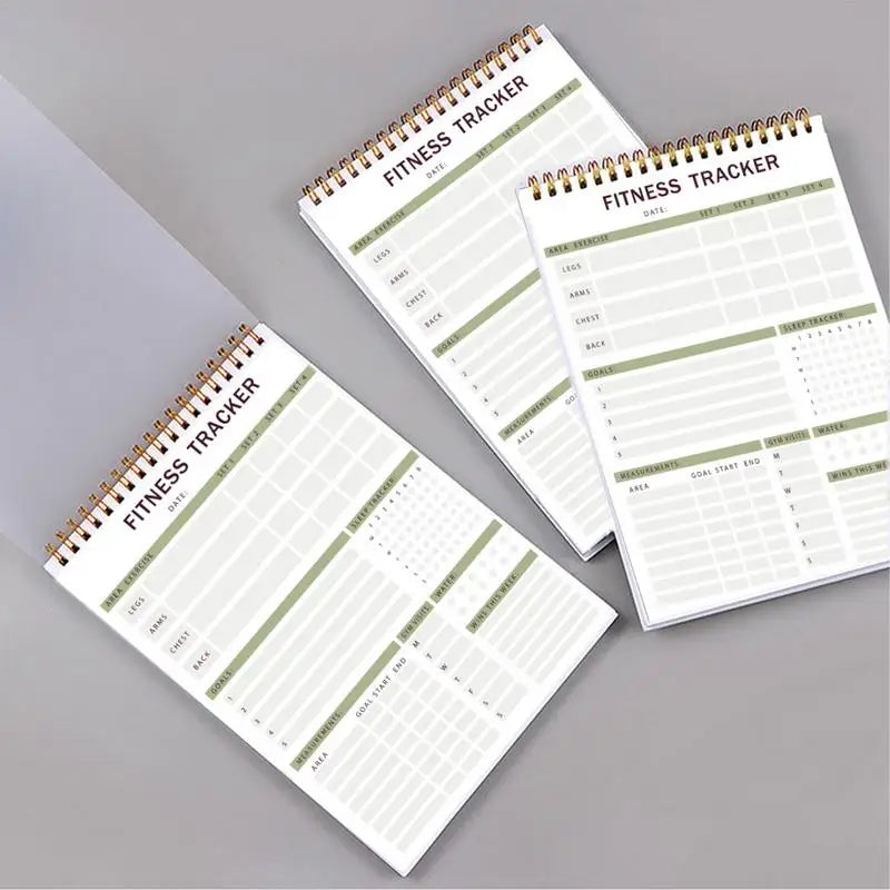 Daily Fitness Planner – Workout & Nutrition Health Journal