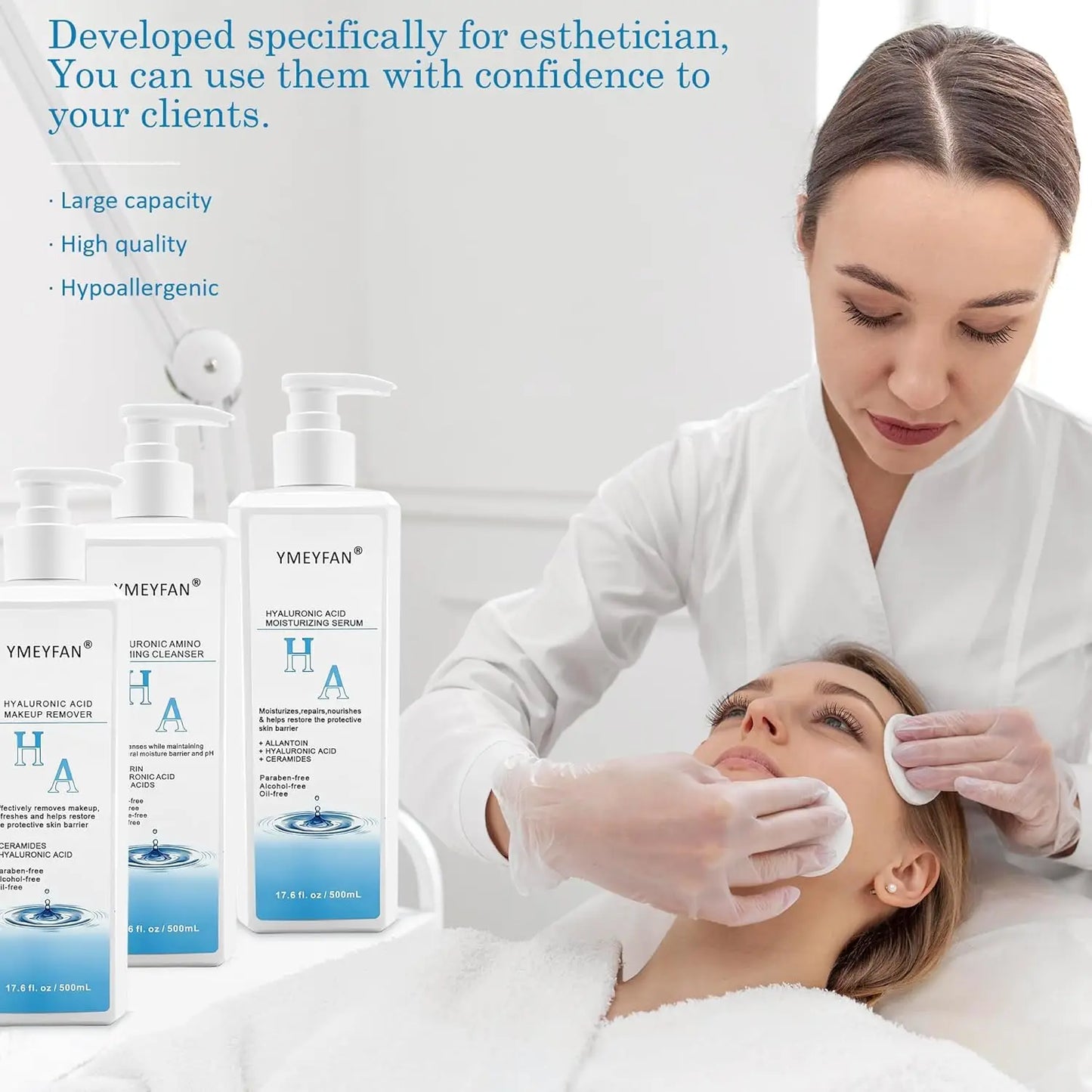 5-in-1 Hyaluronic Acid Skincare Set – Salon & Home Use