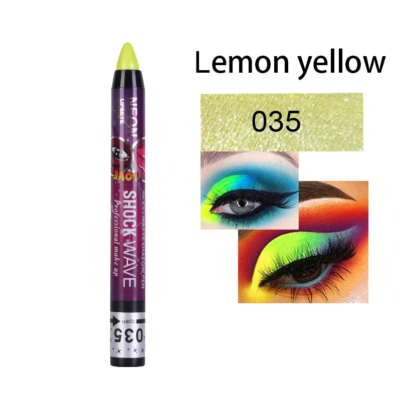 2-in-1 Eyeshadow & Lipstick Stick – Glitter & Matte