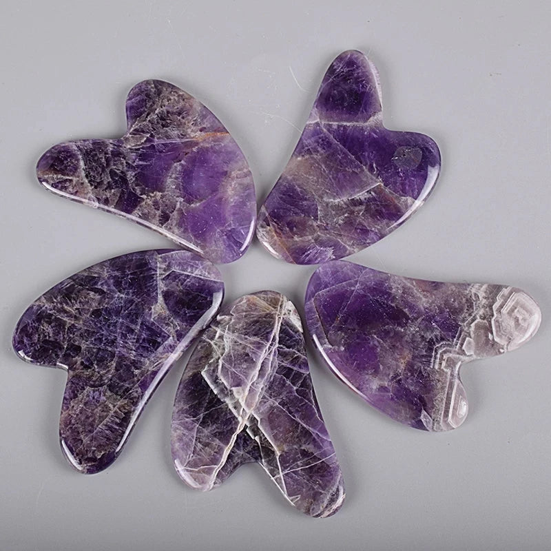 Amethyst Crystal Roller – Anti-Cellulite & Gua Sha Tool