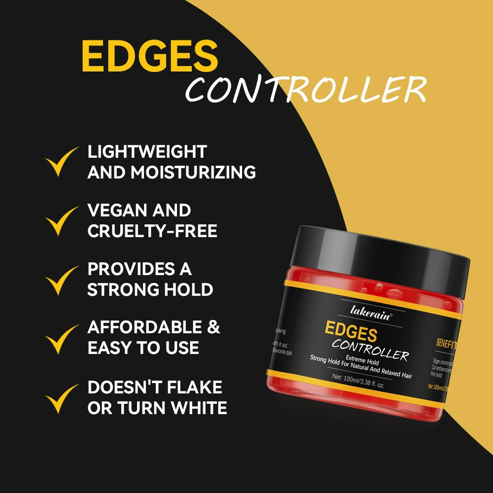 Edge Control Wax – Strong Hold Anti-Frizz Hair Gel