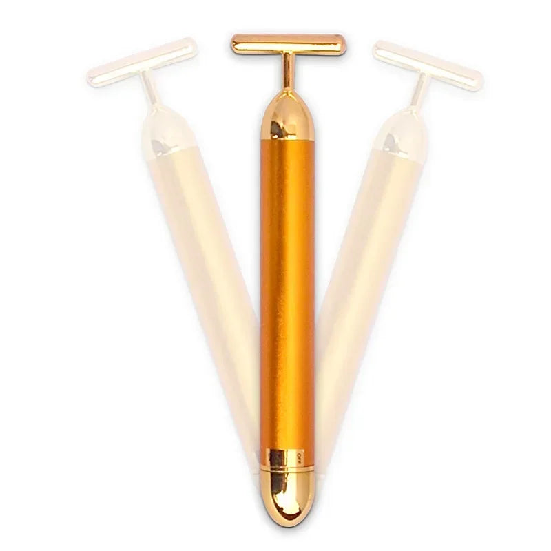 24K Gold T-Bar Massager