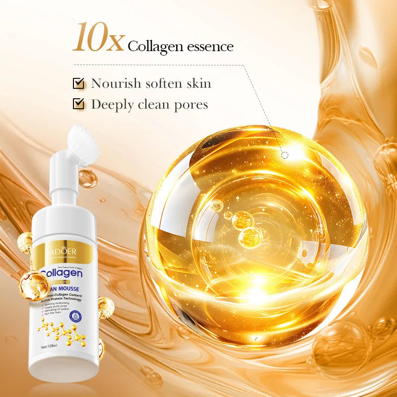 Collagen Face Wash Foam Cleanser
