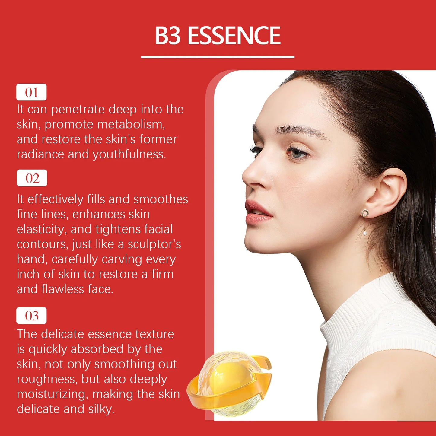 Retinol Wrinkle Remover Face Serum – Anti-Aging & Lifting