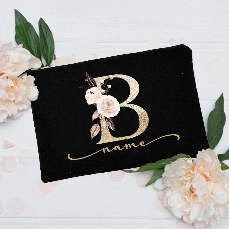 Custom Name Makeup Bag – Personalized Cosmetic Case