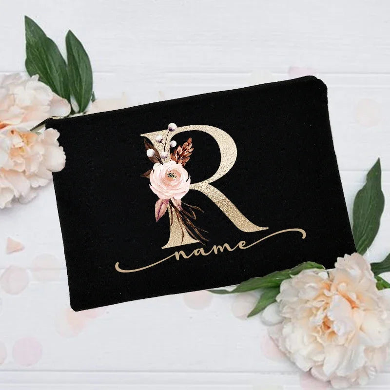 Custom Name Makeup Bag – Personalized Cosmetic Case