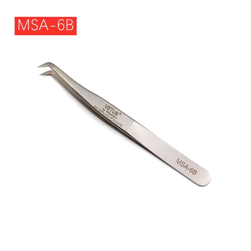 Vetus Premium Eyelash Tweezers – Fine Tip Tool