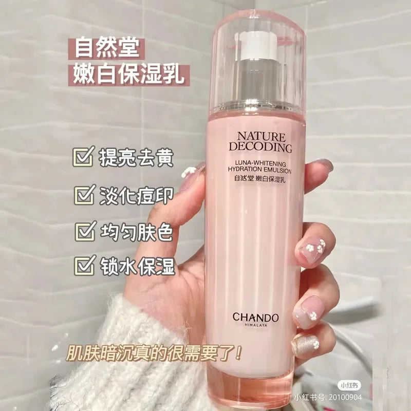 CHANDO Whitening Skincare Set – Toner, Serum & Face Cream