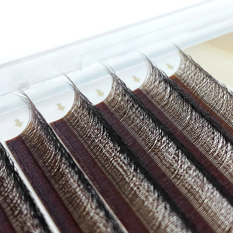 NATUHANA 5 Cases Eyelash Extensions – W-Shape Volume