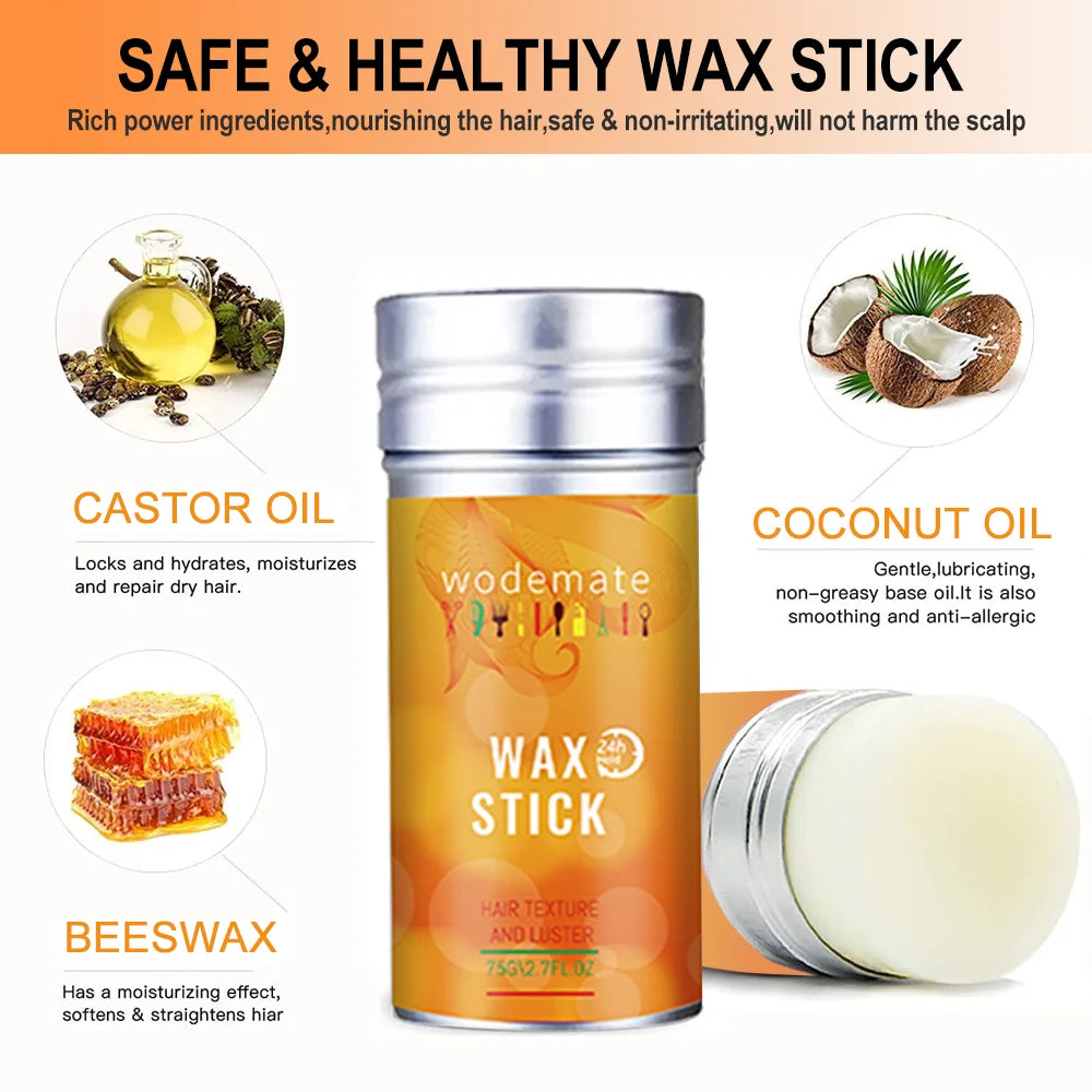 Wodemate Wax Stick – Wig & Edge Control, Anti-Frizz