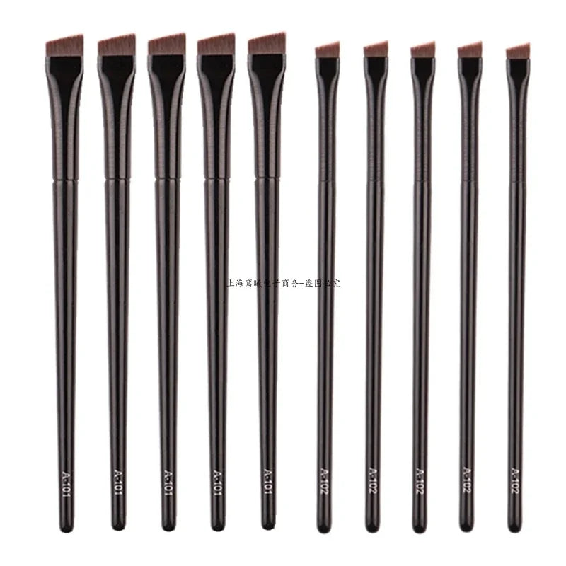 Eyebrow & Eyeliner Brush Set – Angled Makeup Tools