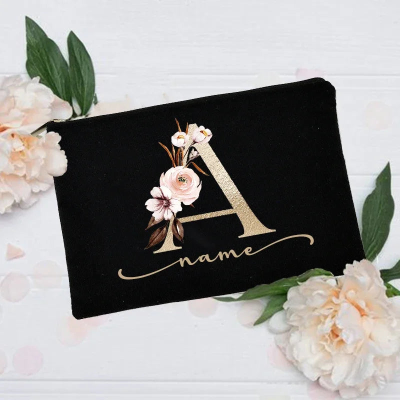 Custom Name Makeup Bag – Personalized Cosmetic Case