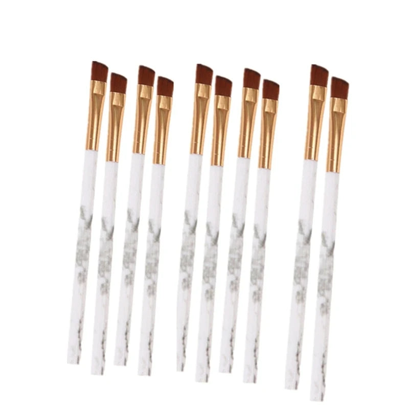 Eyebrow & Eyeliner Brush Set – Angled Makeup Tools