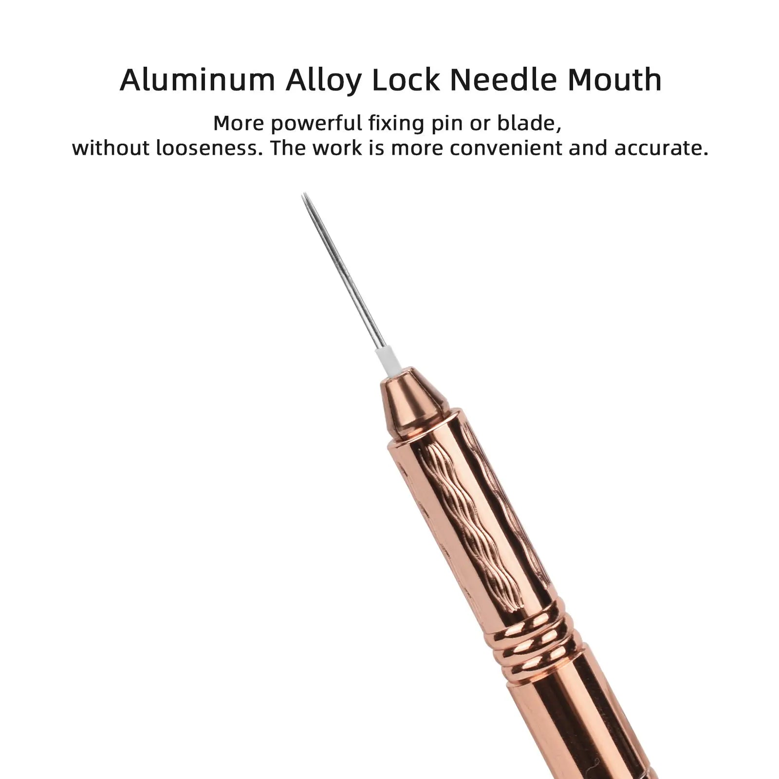 ATOMUS 1pc Glass Gold Microblading Permanent Makeup Manual Tattoo Tebori Fog Round Needle Pen Holder For Eye Liner Eyebrows Lips