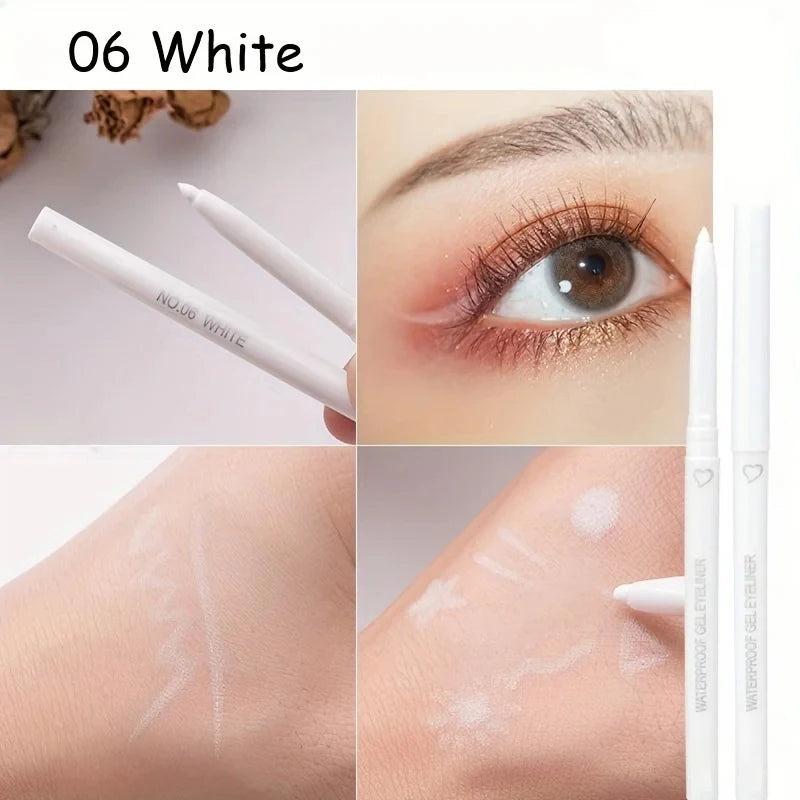 6-Color Eyeliner Gel Pen – Quick Dry Eye Makeup