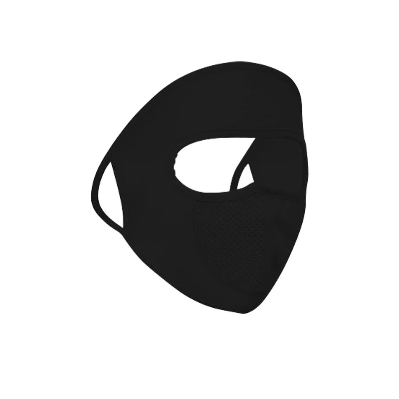 Ice Silk Sunscreen Mask Outdoor Sports Anti-UV Face Mask Cycling Breathable Anti-dust Face Cover Women Girls Hanging Ear Mask