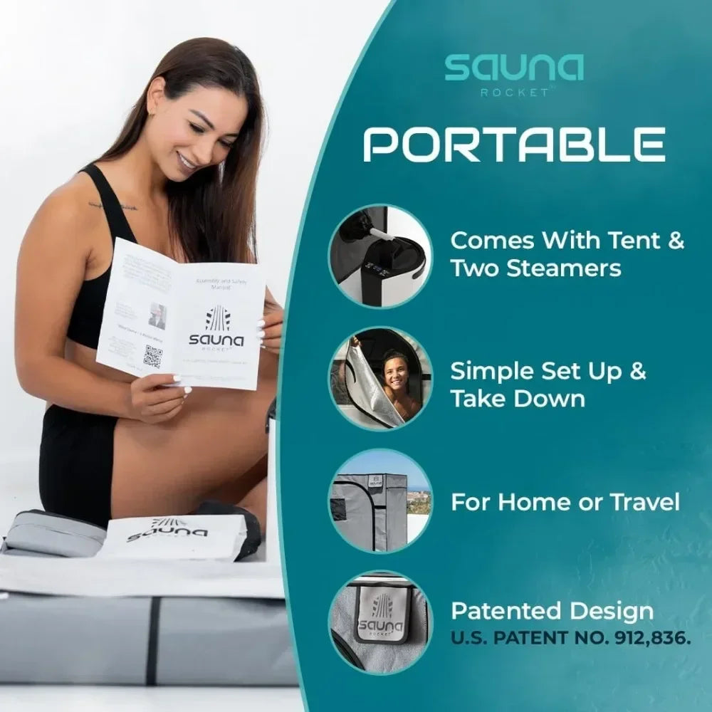 Infrared Sauna Tent (3-Person) – Relaxation & Skin Health Therapy