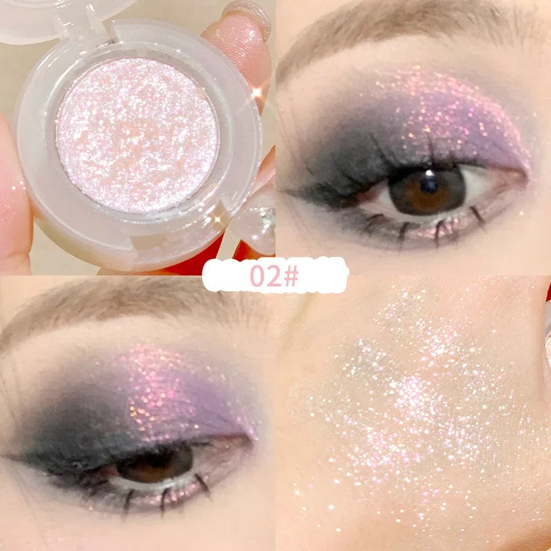 Peach Highlighter & Glitter Eyeshadow