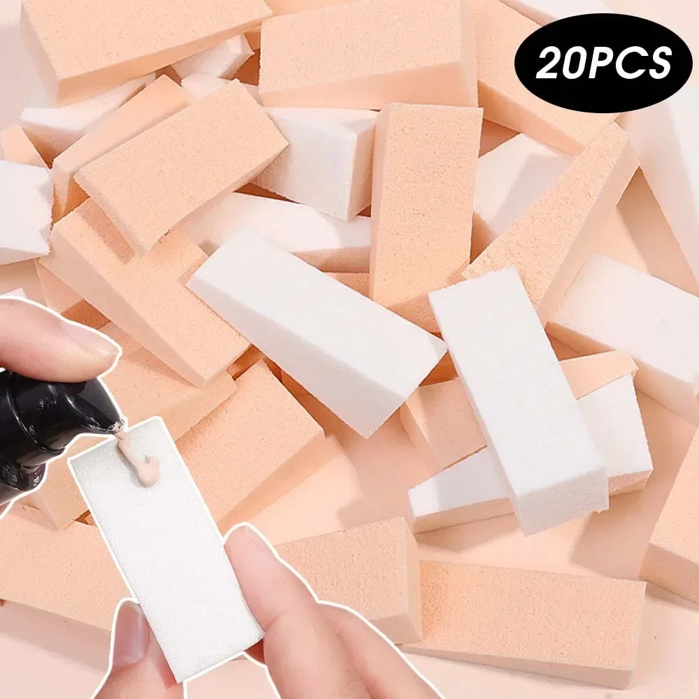 100PCS Triangle Makeup Sponges – Foundation Puff Set