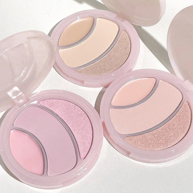 3-Color Highlighter Palette