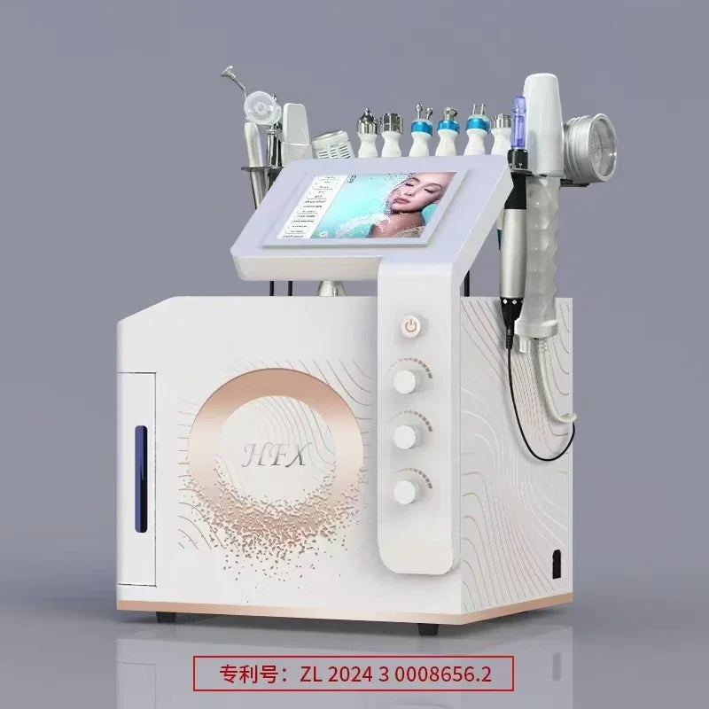 Haifei Desktop Big Bubble Beauty Machine Multi Functional Skin Care Deep Cleaning Facial Treatment Professional Device
