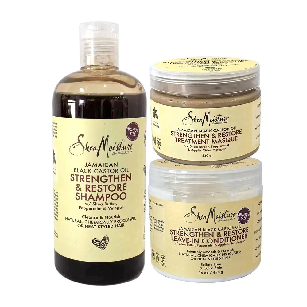 Shea Moisture Hair Set – Jamaican Black Castor Oil Masque