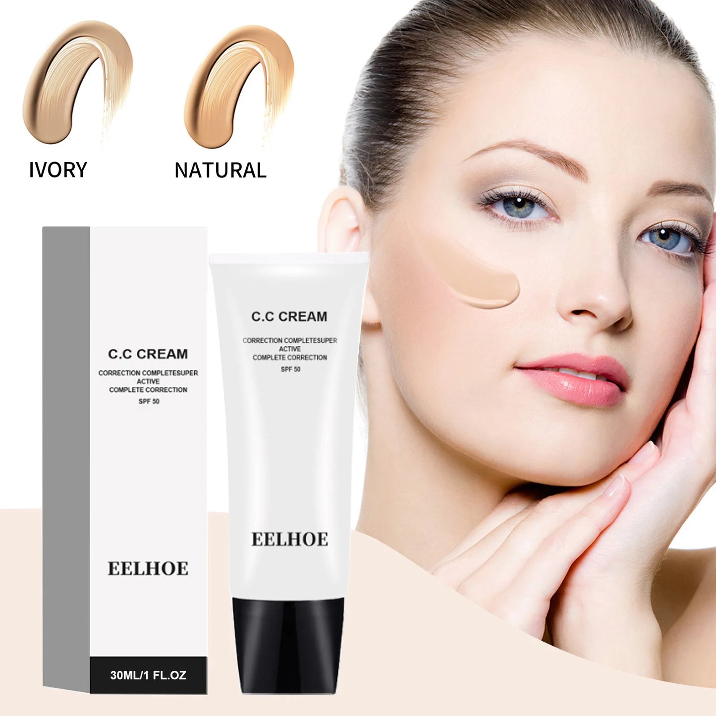 CC Cream Foundation – Korean Skin Brightening Concealer (30g)