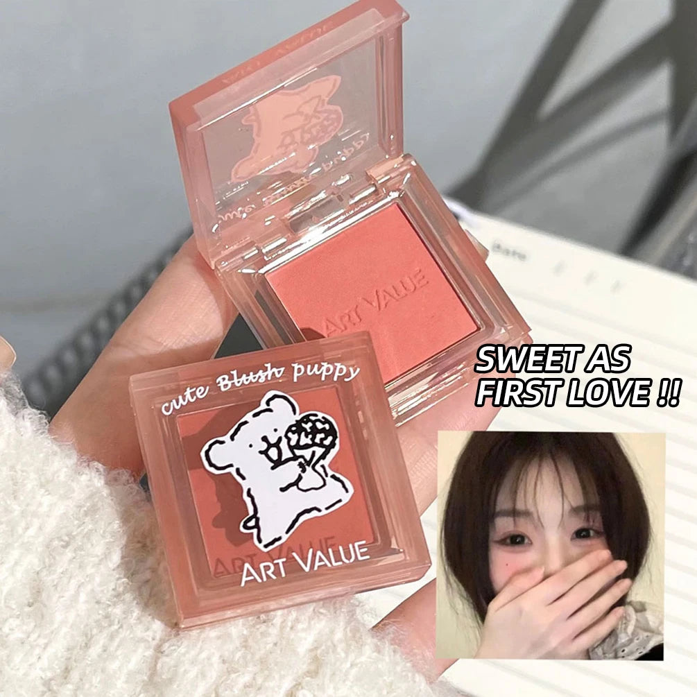Single Matte Blush Palette – Cheek Contour Rouge Makeup