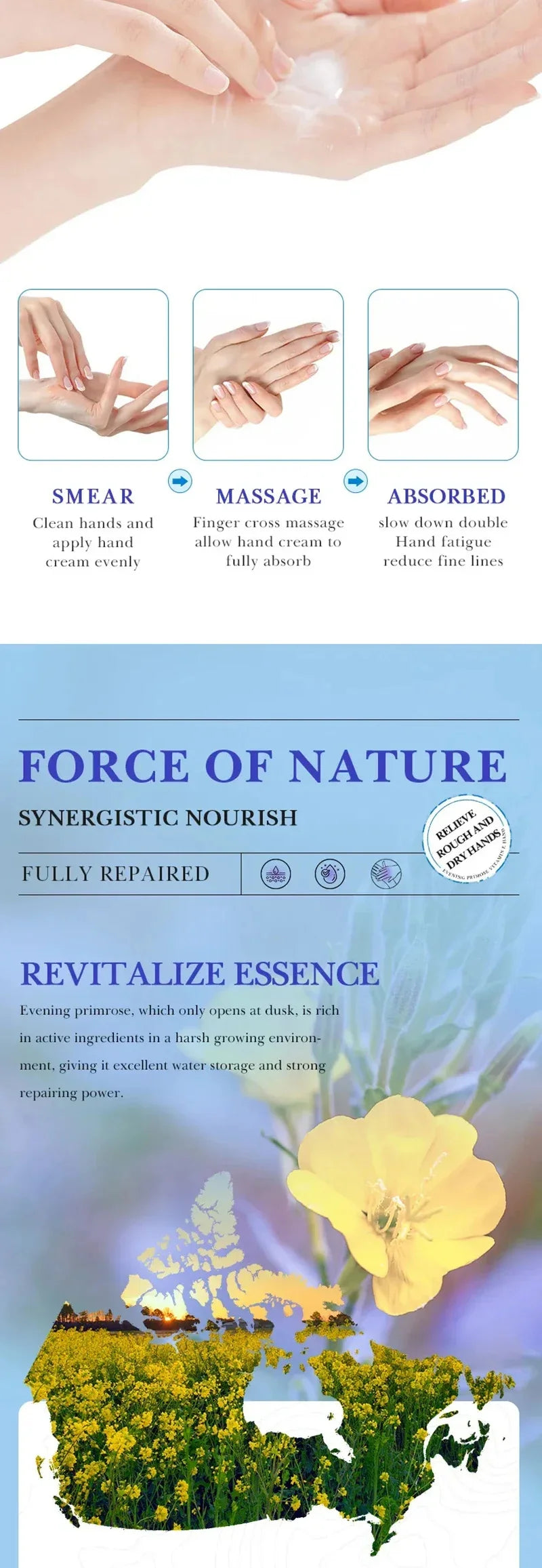Whitening Hand Cream – Anti-Wrinkle & Repair Lotion