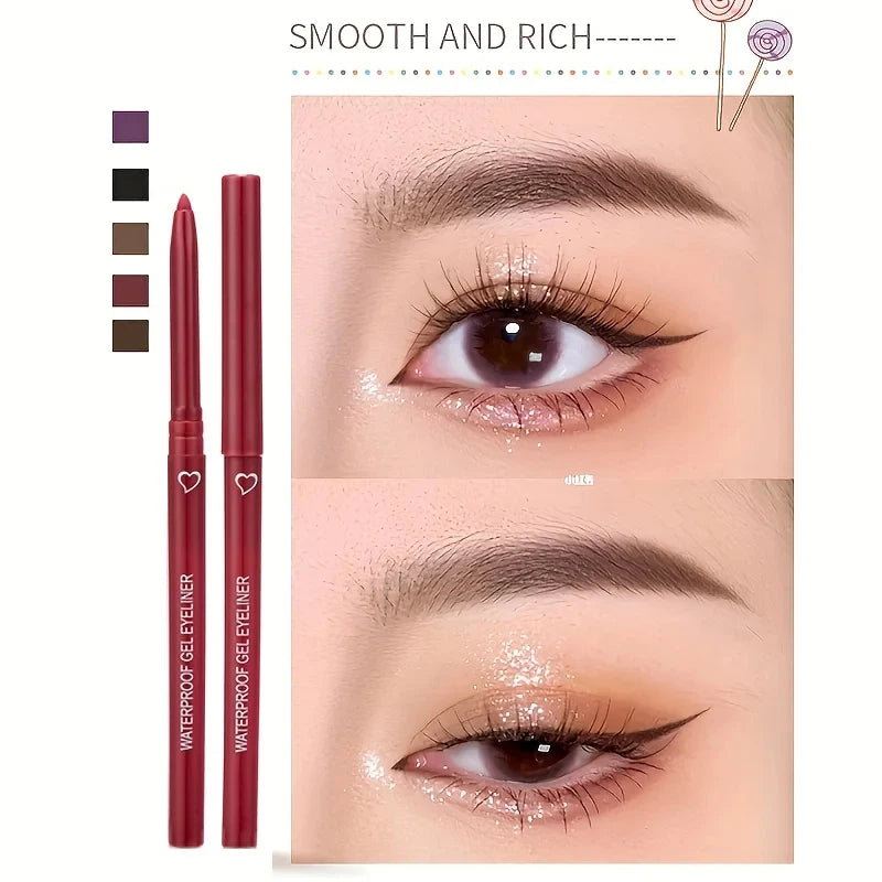 6-Color Eyeliner Gel Pen – Quick Dry Eye Makeup