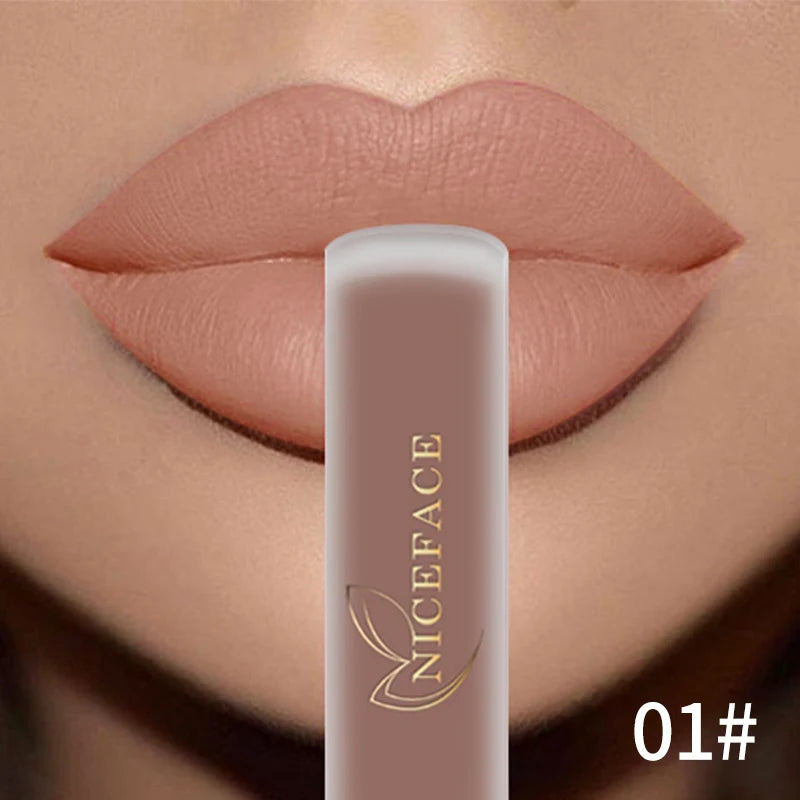 Niceface Lip Gloss – Waterproof Matte Liquid Lipstick