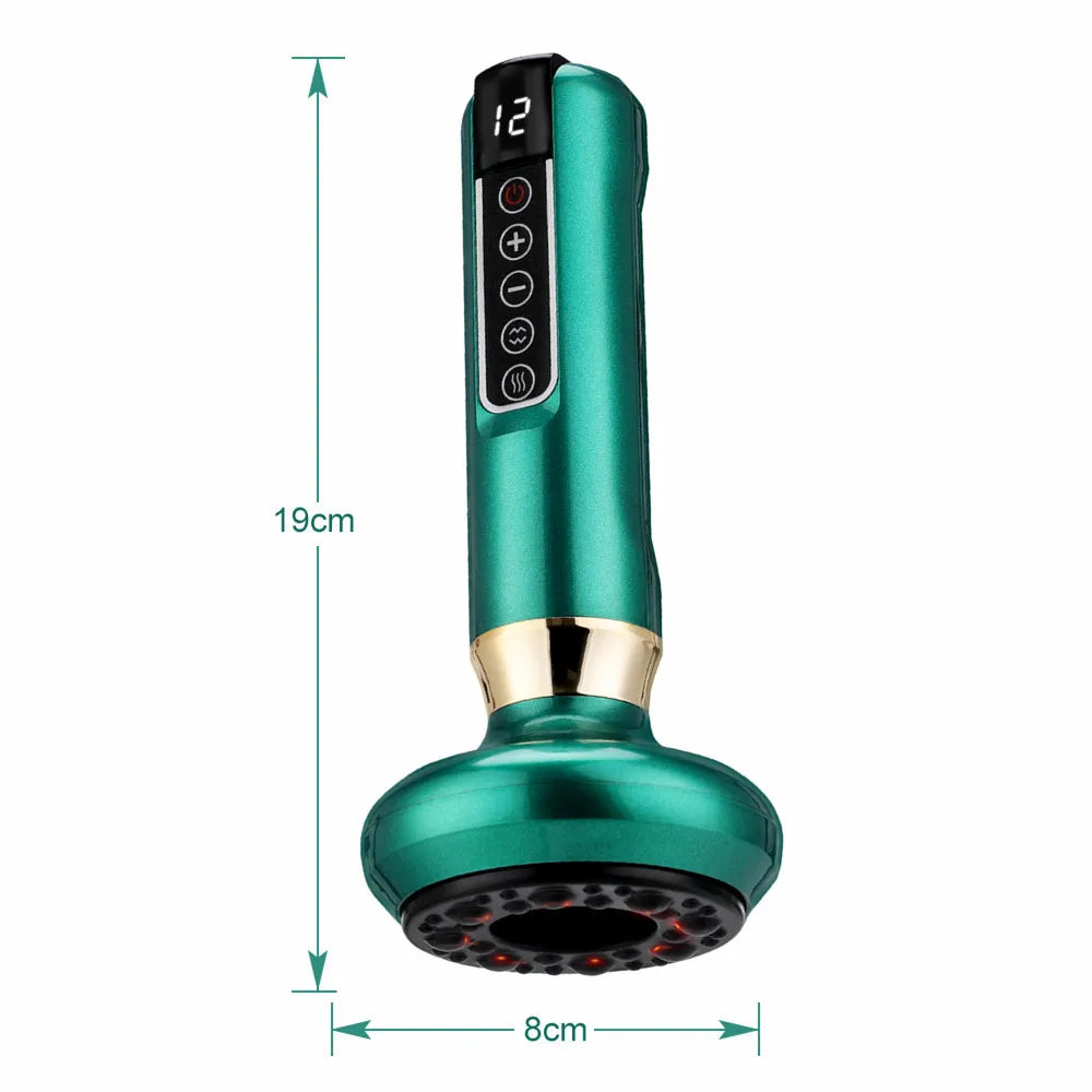 Smart Vacuum Cupping Massager – Infrared Heating & Skin Therapy
