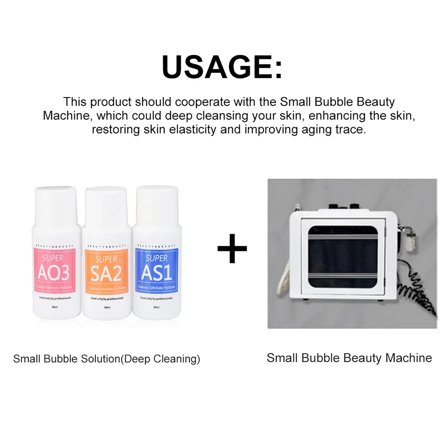 Aqua Peeling Solution Set – HydraFacial Cleansing (3×30ml)