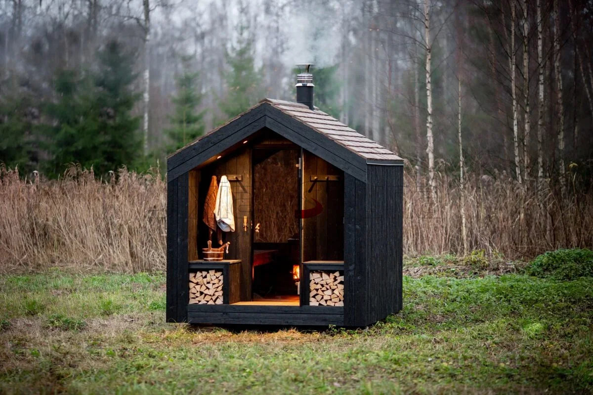 Deluxe Forest Sauna Cabin – Relaxation & Wellness Therapy