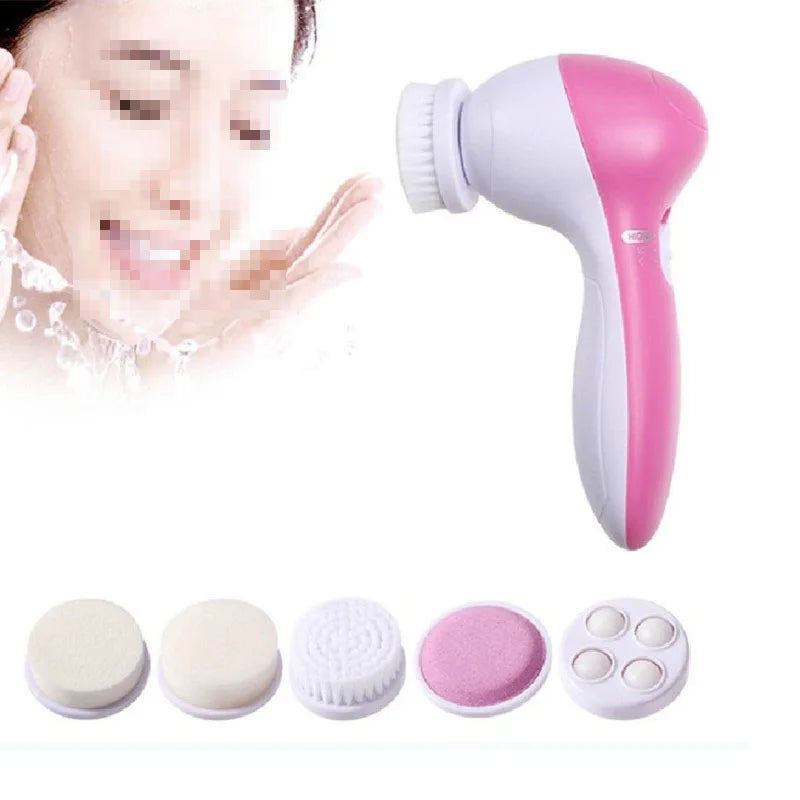 5-in-1 Facial Cleanser – Blackhead & Pore Cleaning Device