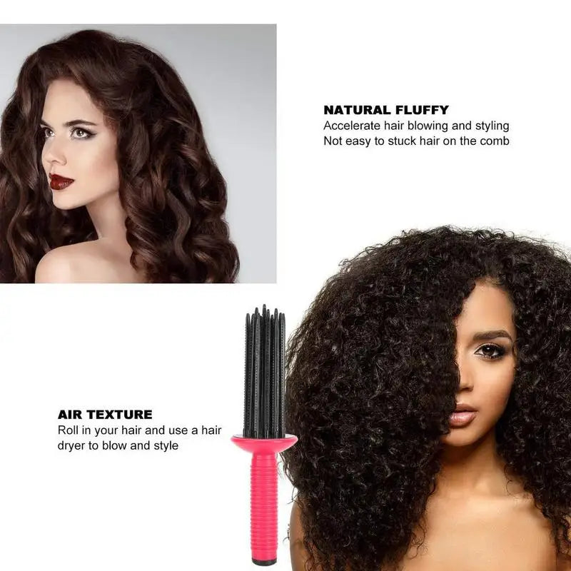 Round Hair Curling Styling Comb