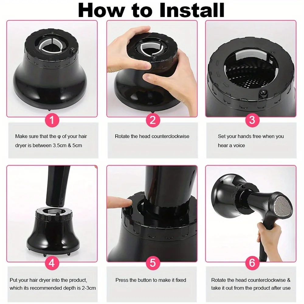 Bestauty Hair Dryer Diffuser – Adjustable Curly Hair Attachment