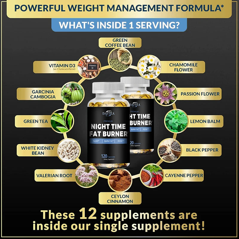 Nighttime Fat Burner – Sleep & Weight Support