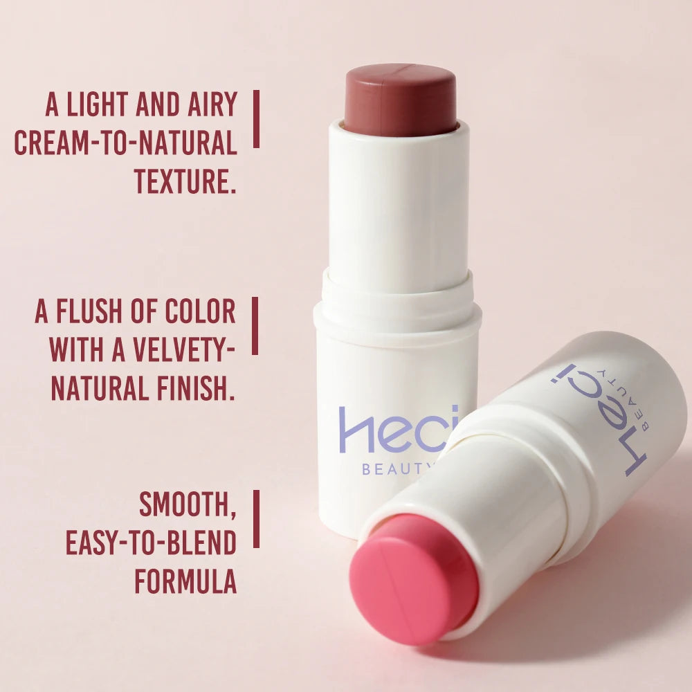 Multi-Tone Cream Blush Stick – Hydrating Lip & Cheek Tint