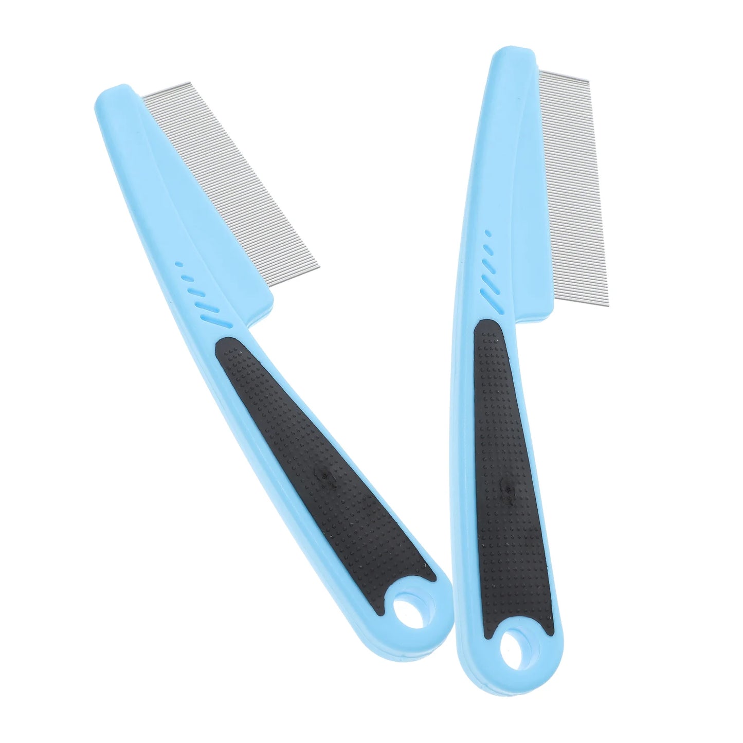 2-Piece Stainless Steel Fine Tooth Comb – Dandruff Remover