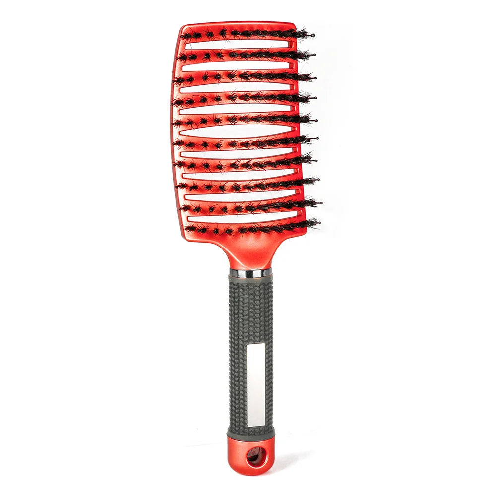 Flexible Wet & Dry Hair Brush – Soft Pin Detangling Comb