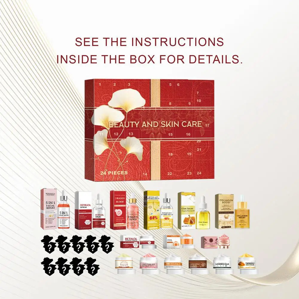 2024 Skincare Advent Calendar – Christmas Countdown Gift Set