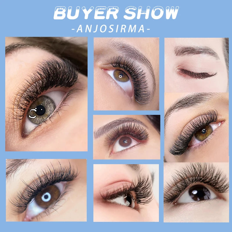 ANJOSIRMA 5D Eyelash Extensions – Volume W-Shape