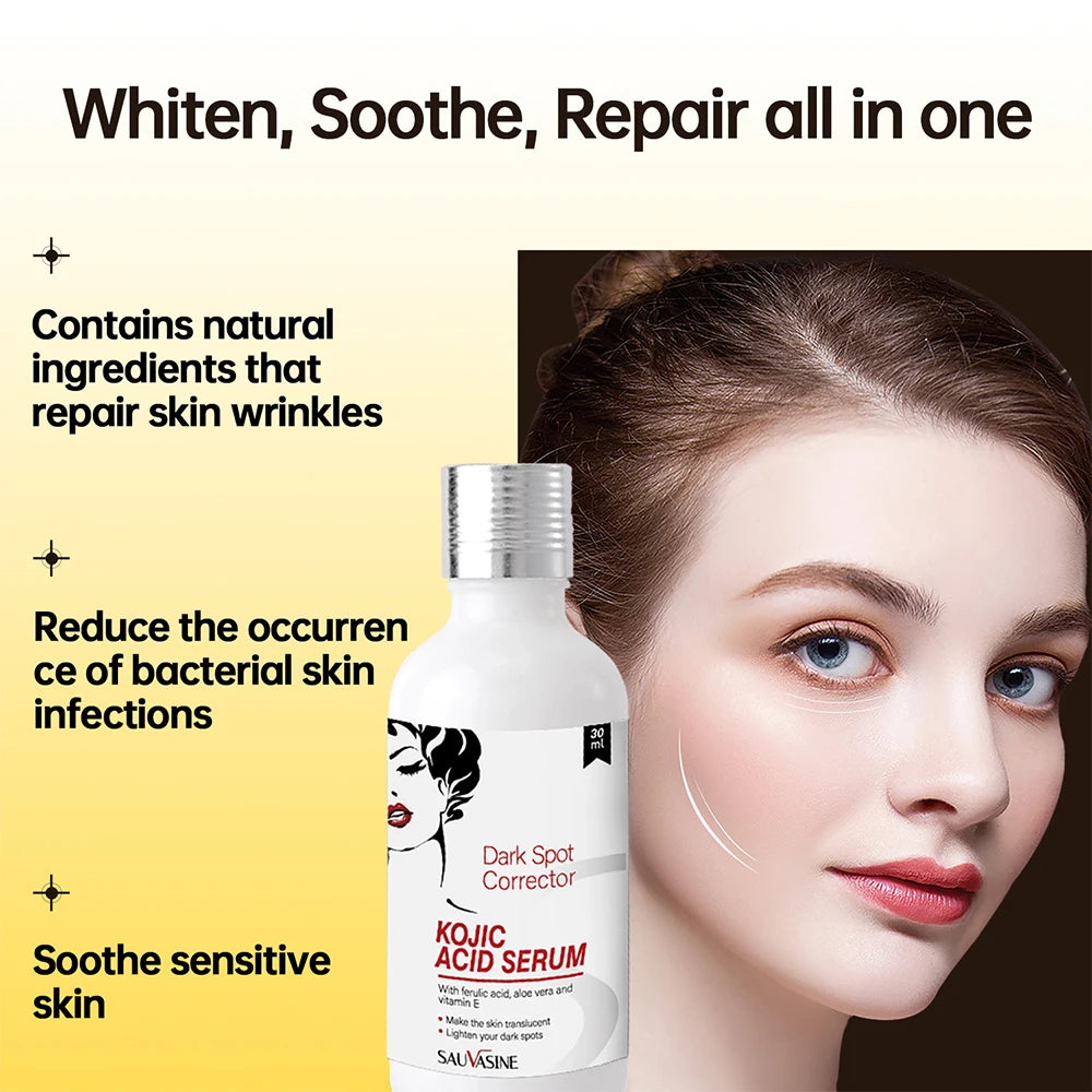 Kojic Acid Skincare Set – Cream, Serum, Soap & Cleanser