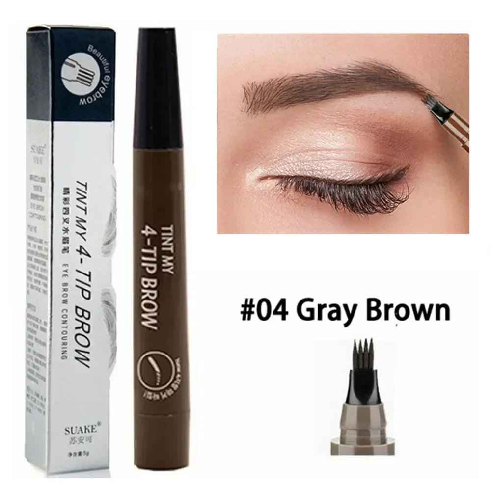 4-Point Eyebrow Pencil – Waterproof Brow Pen