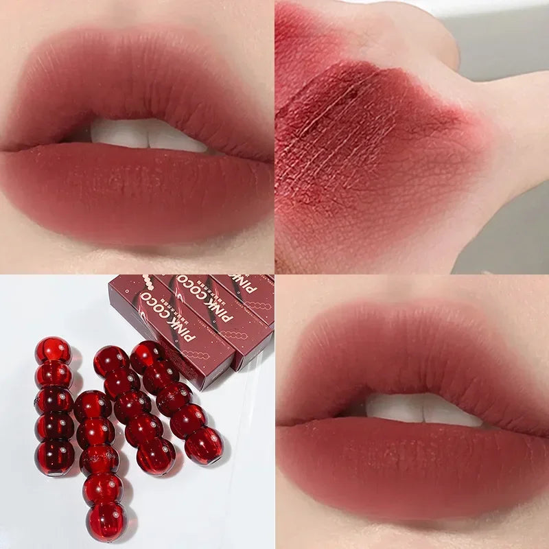 Velvet Matte Lipstick – Long-Lasting Nude & Non-Stick Lip Tint