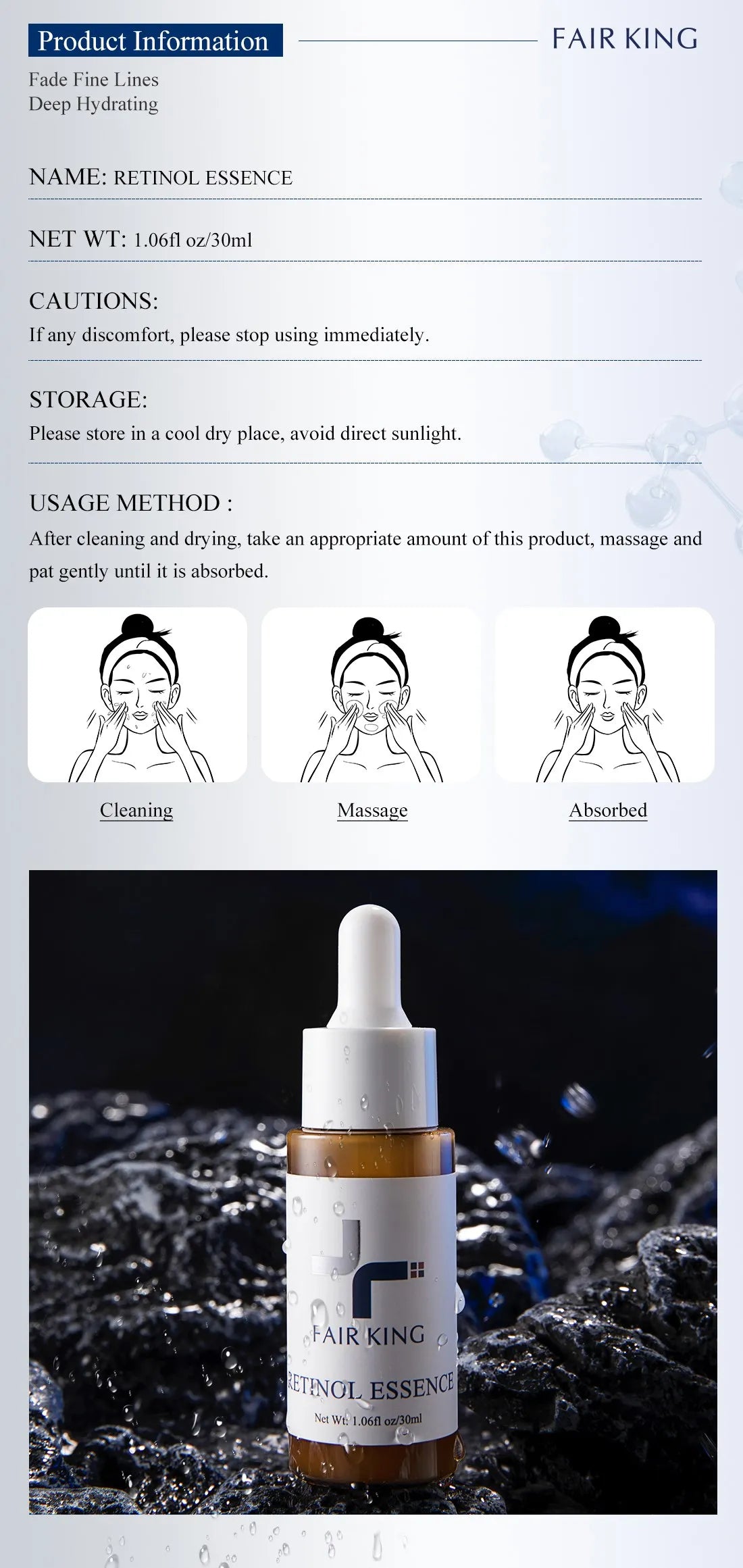 Retinol Vitamin A Serum – Anti-Aging & Pore Refining