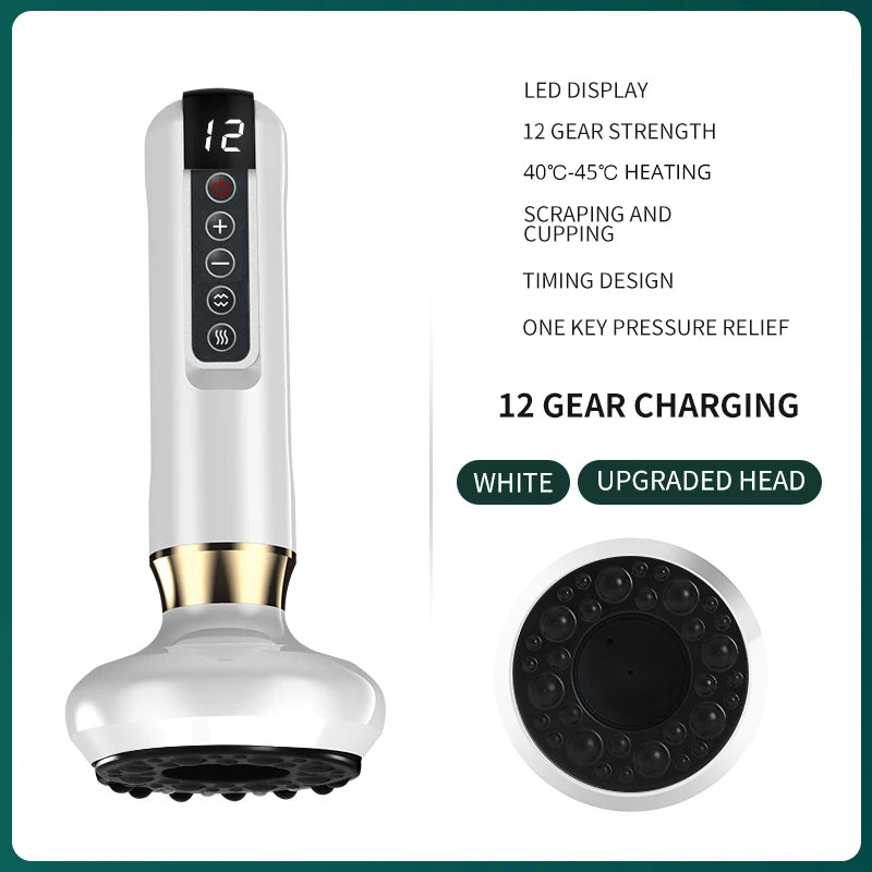 Vacuum Cupping Massager – Infrared Heating & Body Massage Device